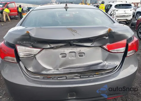 2013 Hyundai Elantra Limited from USA, damaged, VIN 5NPDH4AE3DH247873